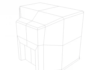 crt television 3D Model