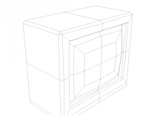crt television 3D Model