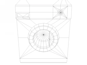 washing machine 3D Model