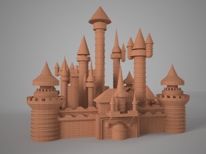 fantasy castle 3D Model