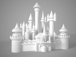 fantasy castle 3D Model