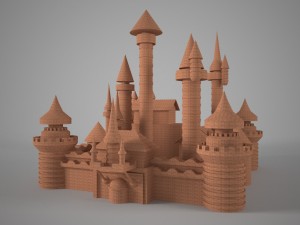fantasy castle 3D Model