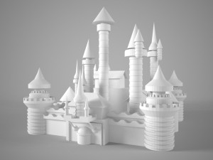 fantasy castle 3D Model