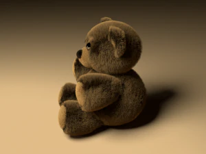 fluffy teddy bear 3D Model