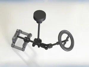 스티어링 메커니즘 3D 모델