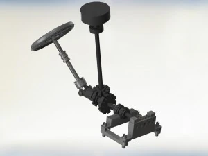 steering mechnism 3D Model