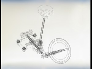 steering mechnism Modelo 3D
