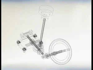 steering mechnism 3D Model