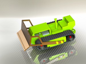 buldozer 3D 模型