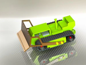 buldozer 3D Model