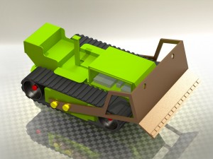 buldozer 3D 模型