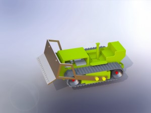 buldozer 3D 模型