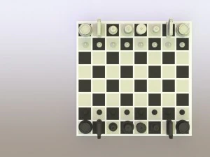 chessboard 3D Model