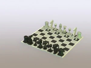 chessboard 3D Model