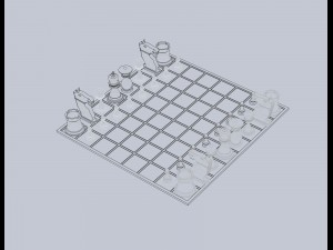 chessboard Modèle 3D