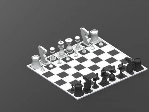 chessboard 3D Model