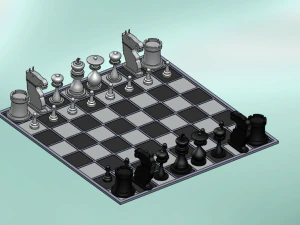 chessboard 3D Model