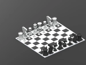 chessboard 3D Model