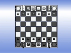 chessboard 3D Model
