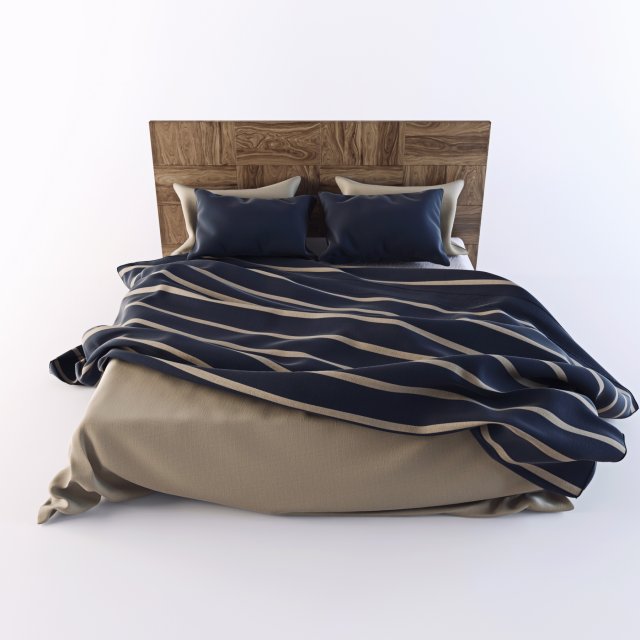 bed linen Modèle 3D .c4d .max .obj .3ds .fbx .stl .blend 