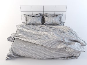 bed linen Modèle 3D