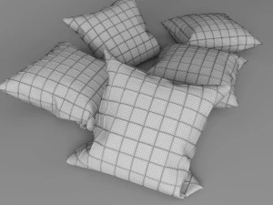 travesseiros Modelo 3D