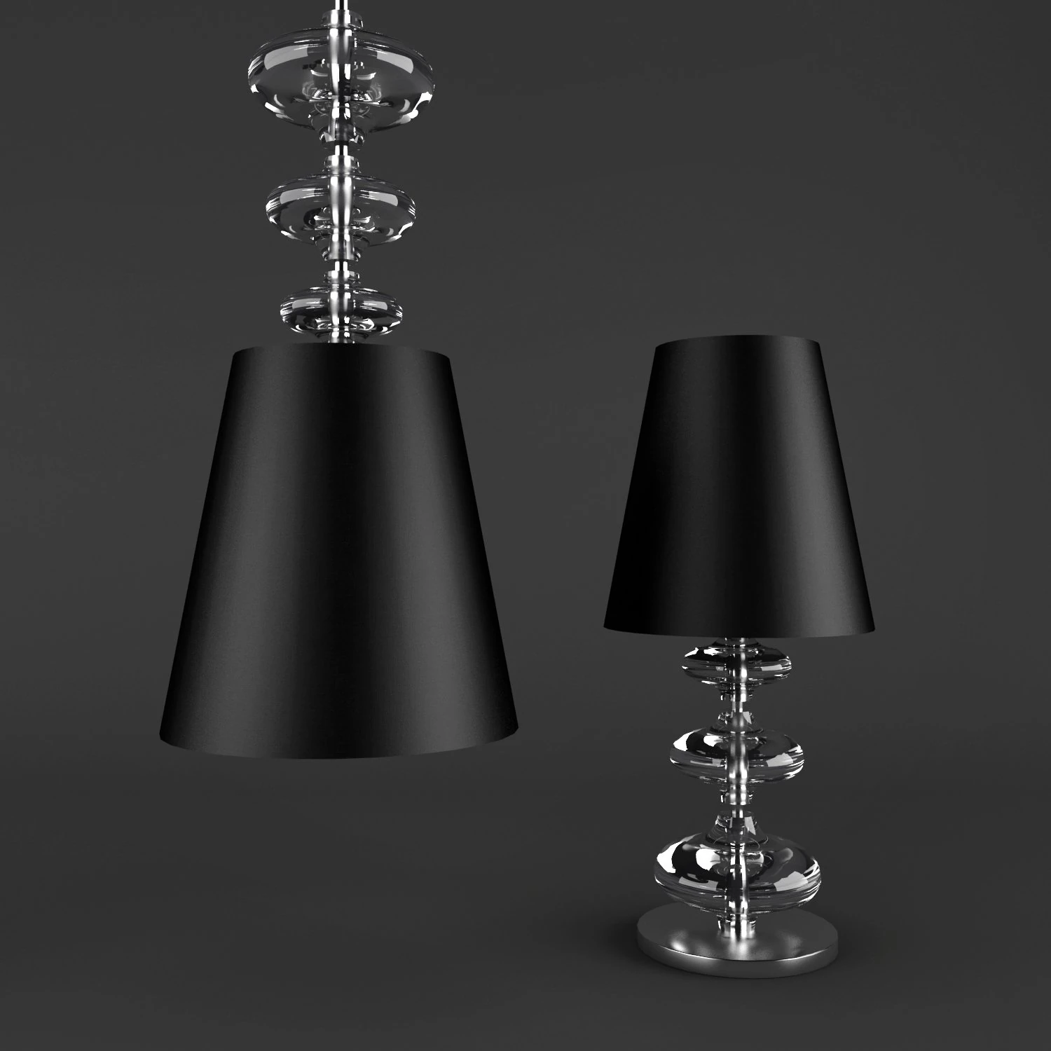 barovier toso light 3D Model .c4d .max .obj .3ds .fbx .stl .blend 