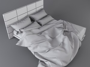 bed clothing 3D Модель