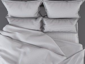bed clothing 3D Модель