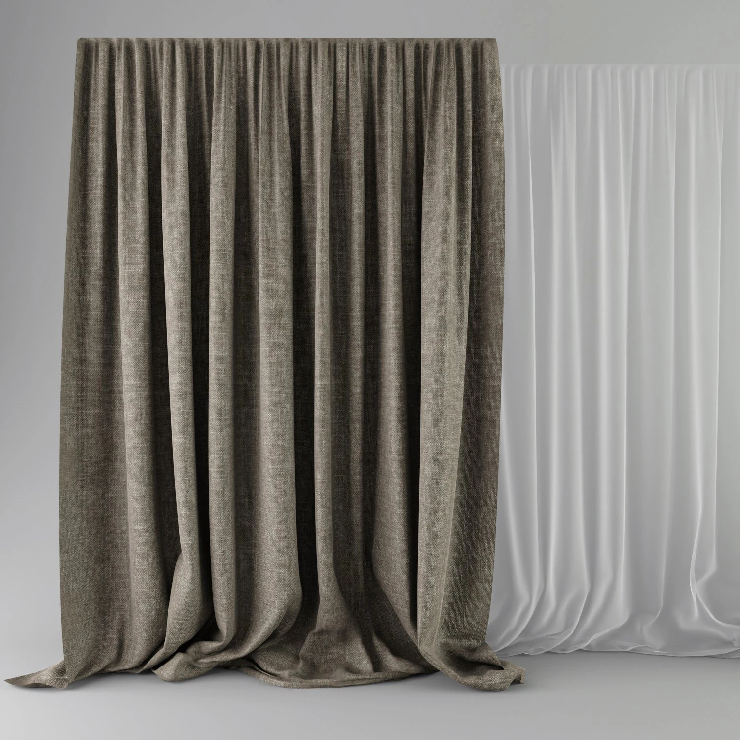 cortinas Modelo 3D .c4d .max .obj .3ds .fbx .stl .blend 