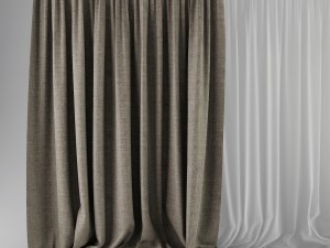 curtains 3D Model