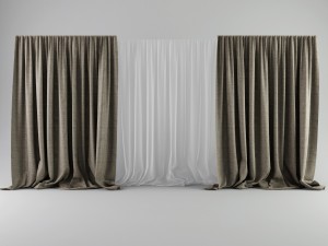 curtains 3D Model
