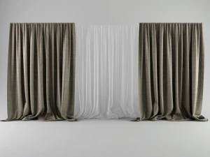 cortinas Modelo 3D