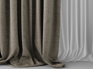 curtains 3D Model