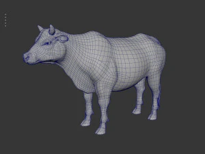 Cattle bull cow buffalo 3D Model