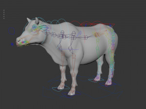 Cattle bull cow buffalo Modelo 3D