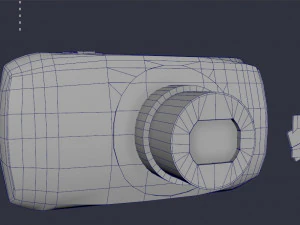 Canon Camera Low-poly 3D Model