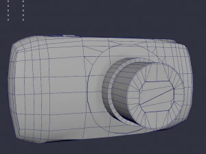 Canon Camera Low-poly 3D Model