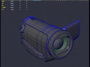 DV camera photography video recorder 3D Model