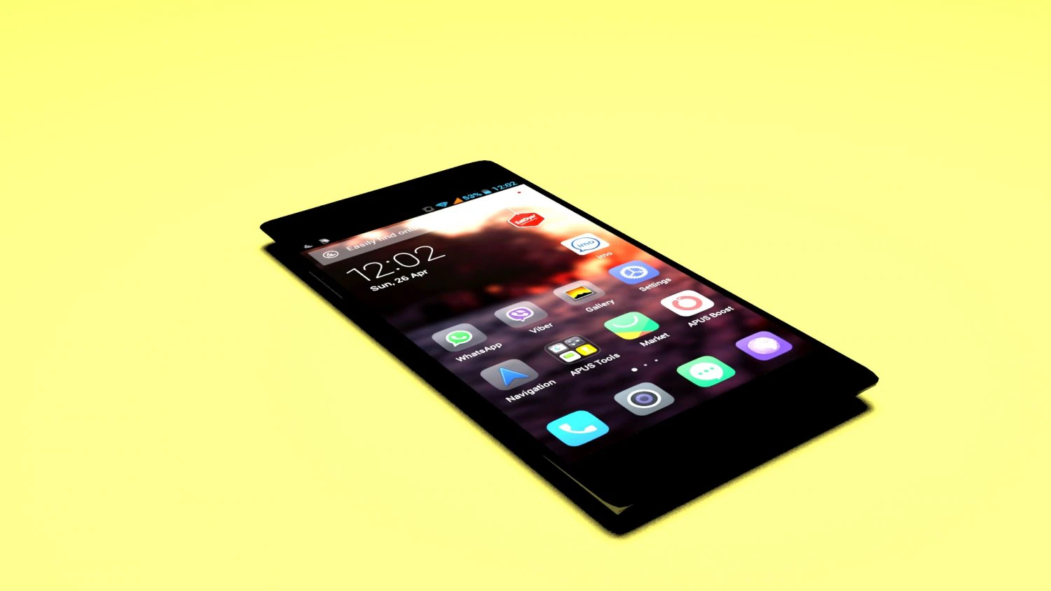 qmobile noir z3 3D Modell .c4d .max .obj .3ds .fbx .stl .blend 