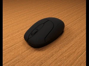コンピュータのマウス 3Dモデル