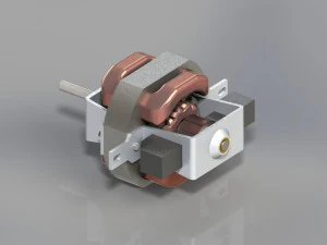 Ac electric motor of hair dryer 3D Model