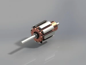 Ac electric motor of hair dryer 3D Model