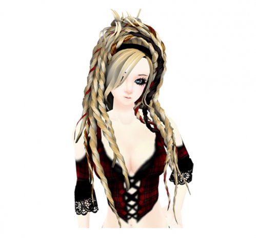 reggae hair Model 3D .c4d .max .obj .3ds .fbx .stl .blend 