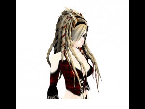 reggae hair Model 3D