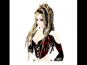 reggae hair Model 3D