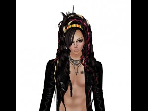 reggae hair Model 3D