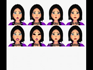 cartoon woman Modelo 3D