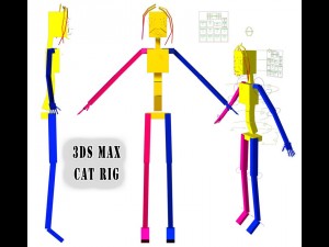 cartoon woman Modelo 3D
