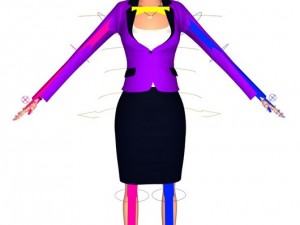 cartoon woman Modelo 3D